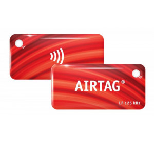Брелок AIRTAG Temic, кодированный в HID Proximity (красный)