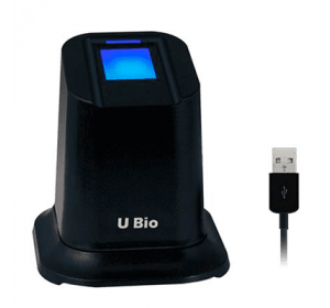 Настольный биометрический USB сканер отпечатков пальцев U Bio Reader