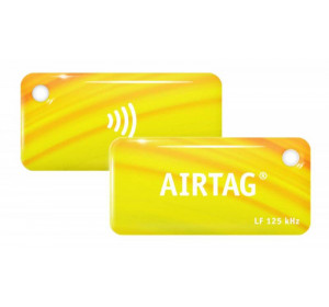 Брелок AIRTAG Temic, кодированный в HID Proximity (желтый)