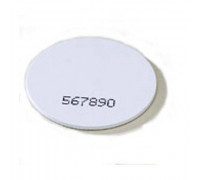 Бесконтактная метка Mifare 1K, диск белый D25, ПВХ пластик